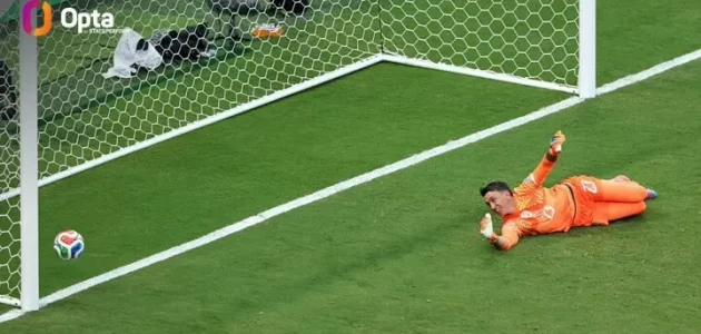 موسليرا يصبح أول حارس مرمى يستقبل ثلاثة أهداف نتيجة أخطاء في كأس العالم واحدة