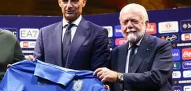 يطمح مدرب نابولي أليغري إلى تحقيق النجاح بعد رحيل كونتي