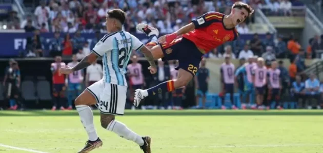 تلقى المنتخب الأرجنتيني 5 بطاقات صفراء وبطاقة حمراء واحدة في المباراة النهائية، ليتصدر قائمة البطاقات الصفراء برصيد 14 بطاقة