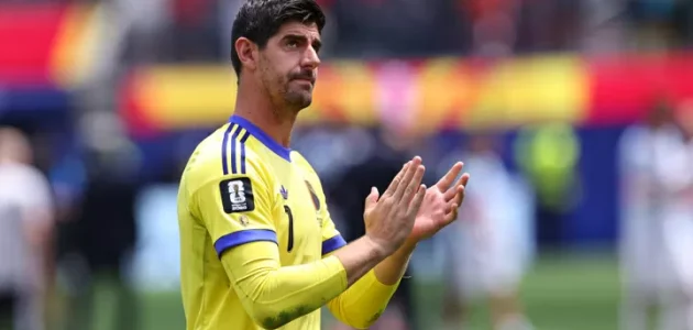 كورتوا يرغب في مواصلة مسيرته مع منتخب بلجيكا، لكنه قد يأخذ استراحة من دوري الأمم الأوروبية