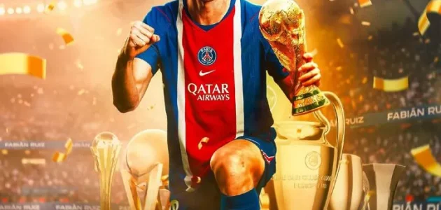 فابيان رويز هو اللاعب الوحيد الذي فاز بدوري أبطال أوروبا وكأس العالم هذا العام