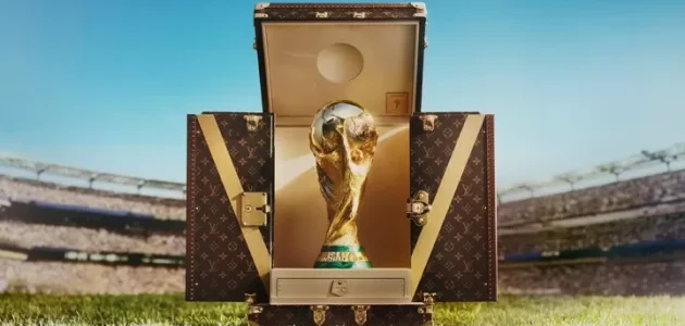 لويس فويتون المورد الرسمي لكأس العالم 2026، وسيتم عرض صندوق الكأس المصمم خصيصًا في المباراة النهائية